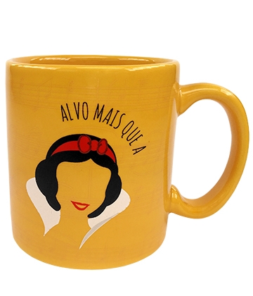 Caneca Reta Cerâmica